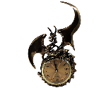 Bronze Dragon Wall Clock